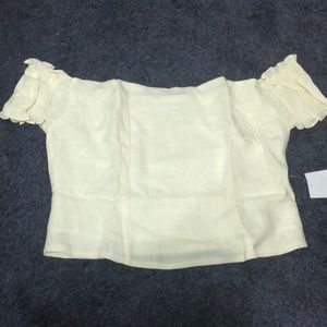 Off the shoulder tube top!